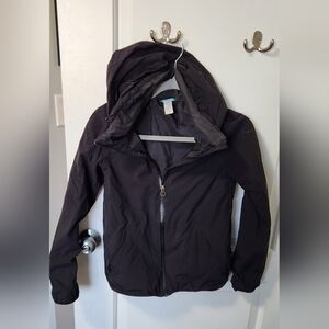 Ivviva Girls Black Hooded Jacket - Sz 12